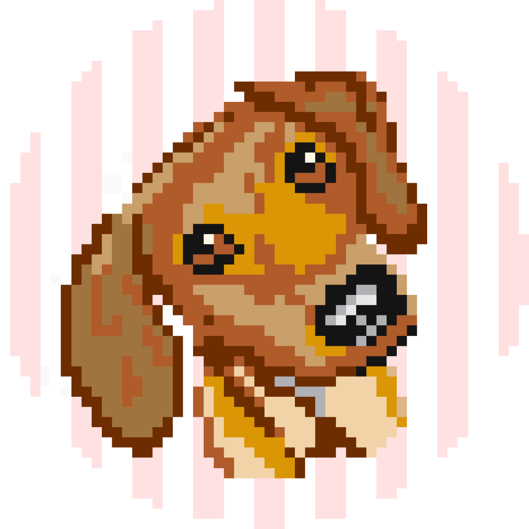 The Dachshund Needlepoint Canvas
