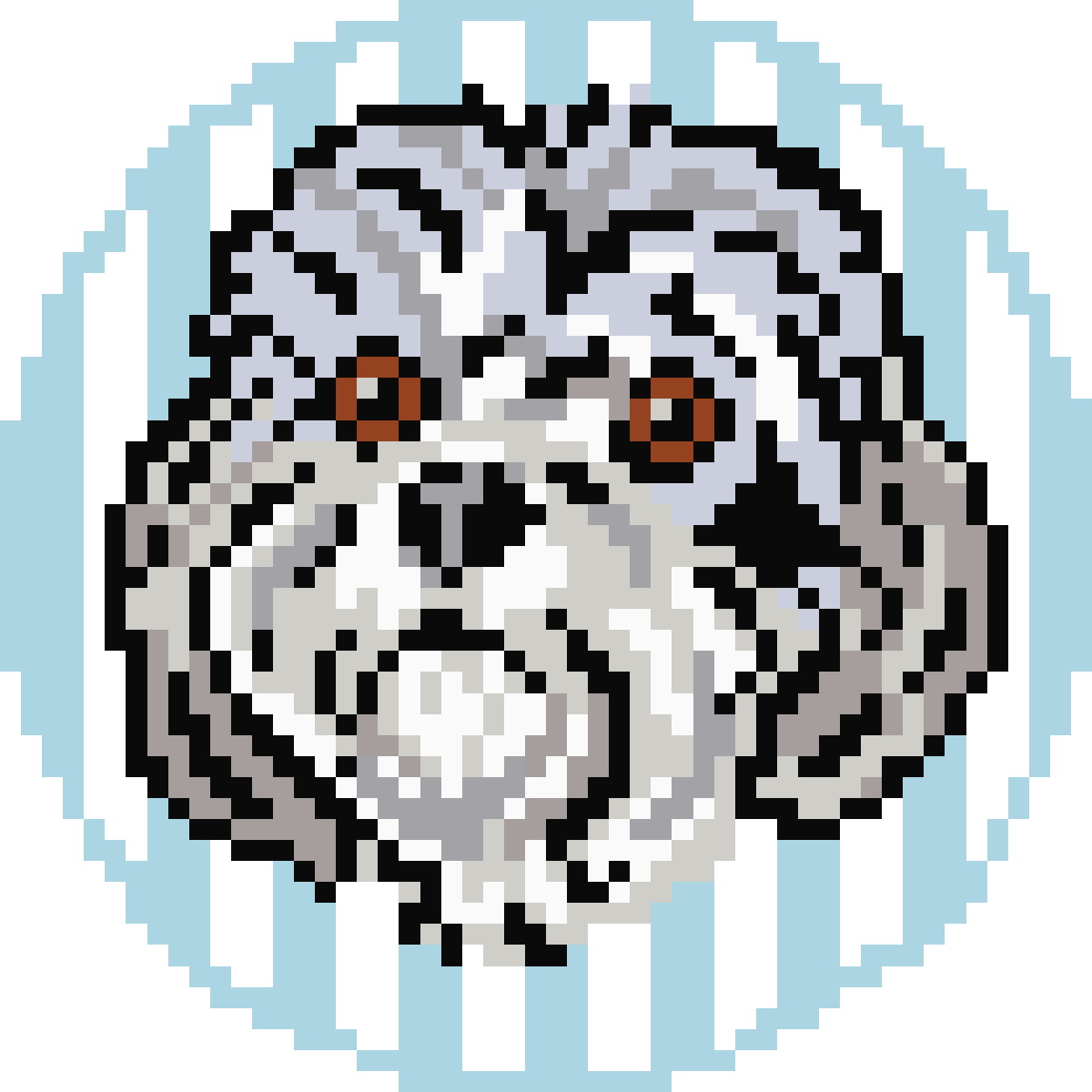 Custom Needlepoint Of Your Dogs Portrait as a Classic Needlepoint Ornament