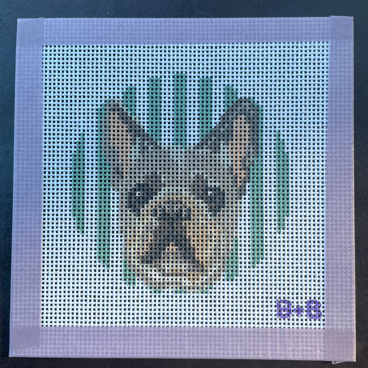 The Frenchie Needlepoint Canvas
