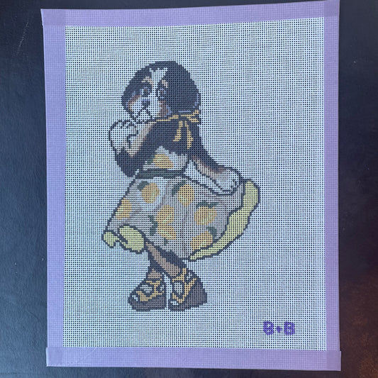 Bernice! Bernadoodle - Needlepoint Canvas
