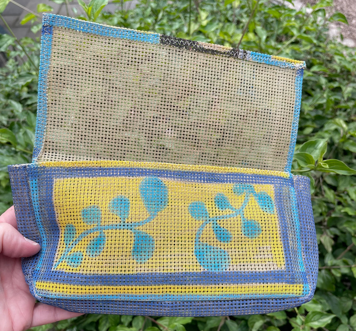 Custom Dog Portrait — Hand-Painted on Your Self Finishing Needlepoint Bag
