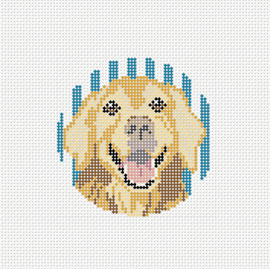 The Golden Retriever Needlepoint Canvas