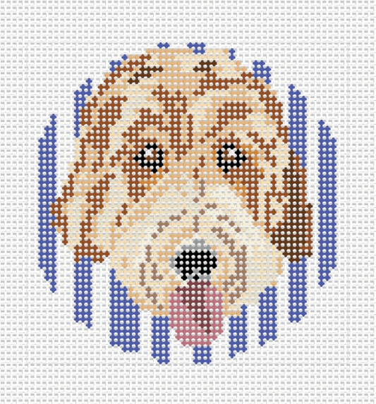 The Aussiedoodle - Needlepoint Canvas