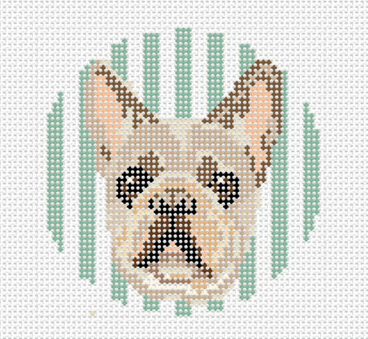 The French Bulldog - Needlepoint Canvas