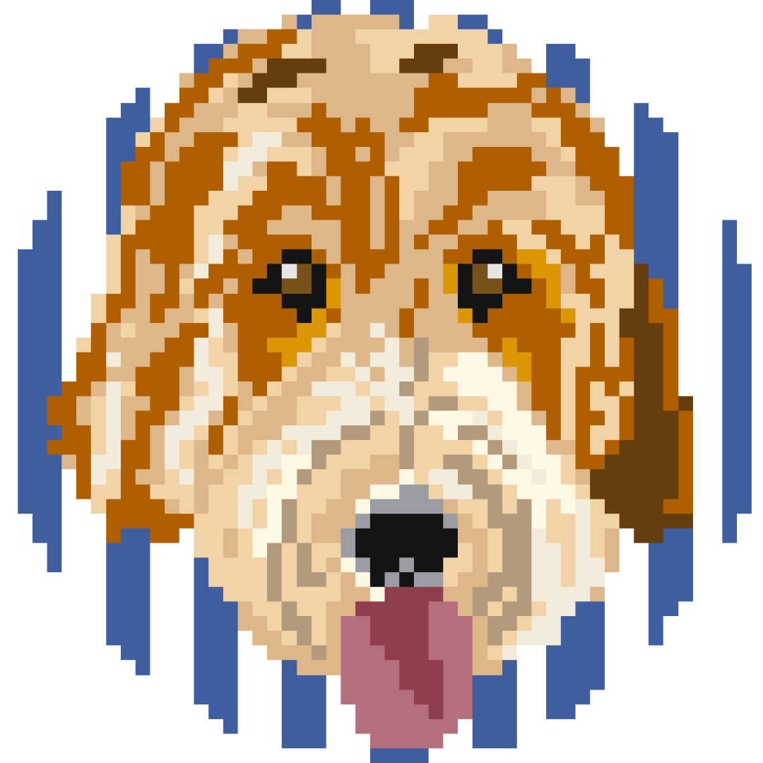 Custom Needlepoint Of Your Dogs Portrait as a Classic Needlepoint Ornament